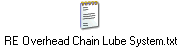 RE Overhead Chain Lube System.txt