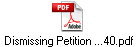 Dismissing Petition ...40.pdf